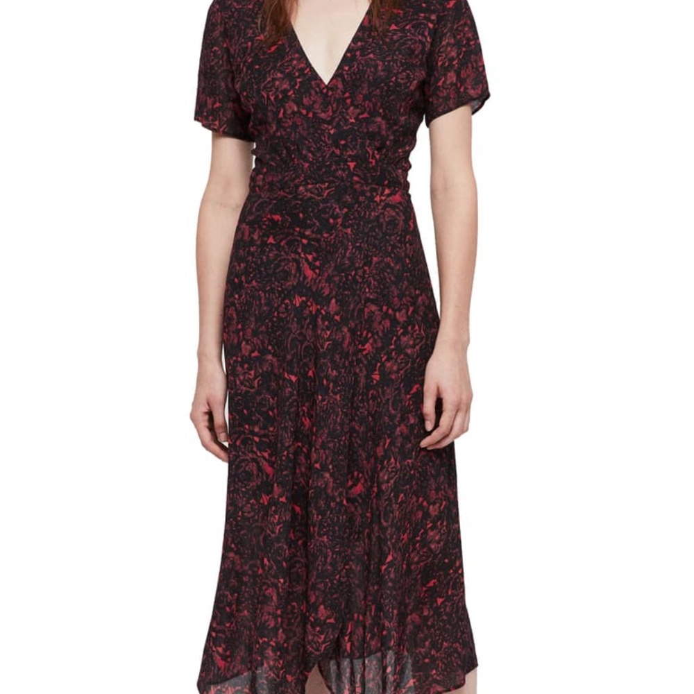 All Saints Seeta Rosey dress